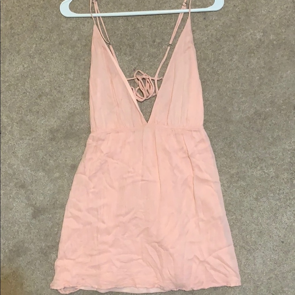 Tobi Deep V Dress
